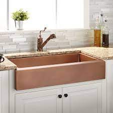 That's because copper farmhouse sinks are engineered to last, although they do come with a bigger price tag to match. 30 Bria Copper Farmhouse Sink