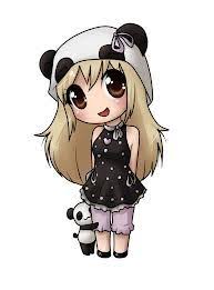 Second Panda Kawaii Drawings Cute Kawaii Drawings Chibi Girl