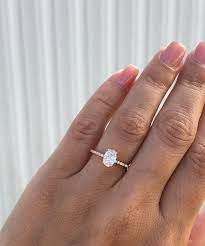 Oval Engagement Ring Rose Gold Engagement Ring Fine Quality Ring Rose Gold Wedding Ring Promise Ring Rose Gold Solitaire Ring Rose Engagement Ring Oval Engagement Ring Rose Gold Wedding Rings Unique