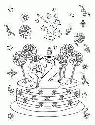 Happy 2nd Birthday Coloring Page For Kids Holiday Coloring Pages Printables Free Birthday Coloring Pages Happy Birthday Coloring Pages 2nd Birthday Pictures