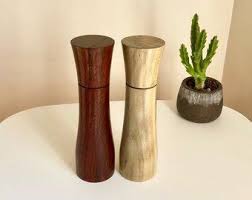 Pepper Grinder Pepper Mill Salt And Pepper Mill Set Mothers Day Gift Wooden Pepper Grinders Wedding Gift Modern Grinders Salt And Pepper Grinders Salt And Pepper Mills Stuffed Peppers