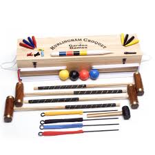 Garden Games Hurlingham 4 Player Croquet Set Wrekin Sportswear Ideias