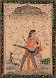 Rajasthan Miniature Painting of Music Ragamala Indian Rajput Vasanta R – ArtnIndia