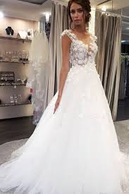 ❤ top qualität & günstiger preis. Schone Brautkleider A Linie Tull Hochzeitskleider Mit Spitze