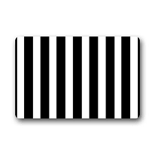 Rylablue Black And White Stripes Doormat Floor Mats Rugs Outdoors Indoor Doormat Size 23 6x15 7 Inches Walmart Canada The incredible thing about black and white stripes is how versatile they can be — choose thin stripes or thick ones.