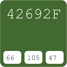 Now depending on the provocraft item, the shade may vary but generally when i looked through all my. Chrysler Tree Green 42692f Hex Color Code Rgb And Paints