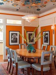 25 Trendy Dining Rooms With Spunky Orange Trendy Dining Room Orange Dining Room Interior Design Dining Room
