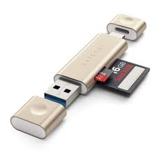 Most card readers also offer write capability, and together with the card, this can function as a pen drive. Type C Usb 3 0 Micro Sd Card Reader Satechi