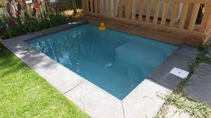 plunge pool 3 x 2 5 m premium achtertuin zwembad achtertuin schuurtjes kleine achtertuin zwembaden