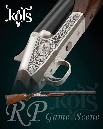The Kofs RP Game Scene features a triple Barrel and combines exceptional  craftsmanship with striking game scene engraving, which looks just as  impressive in the cabinet as it does in the field.