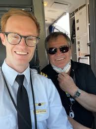 Flew with my hero in the jump seat today.