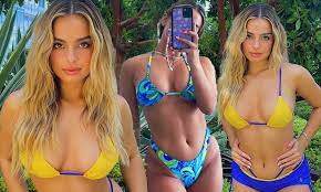 Tik Tok star Addison Rae showcases her incredible body in two different  bikinis | Daily Mail Online