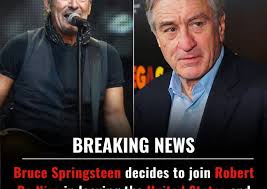 Bruce Springsteen, Robert De Niro Say Goodbye to the U.S, “No Respect Here” 