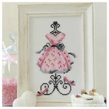 Pembe Kreasyon Carpi Isi Kanavice Kanavice Alfabe Desenler