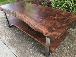 Handcrafted from solid walnut hardwood our walnut coffee tables are modern and minimalist in design. Two Level Black Walnut Coffee Table Ambrose Woodworks