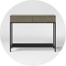 Contemporary glass console tables are ideally suited to modern homes, but they can also make a statement in older homes that boast retro styling. Console Sofa Entryway Tables Target