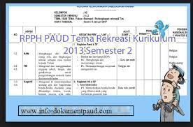 Silabus kurikulum 2013 kelas 2 sd revisi 2019 ini telah diintegrasikan dengan literasi abad ke 21, ppk, host dan 4c. Contoh Rpph Rkh Tk B Semester 2 Terbaru Tahun 2020 2020 Sch Paperplane