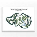 Buy the best printed golf course Lochland Country Club, Nebraska ...