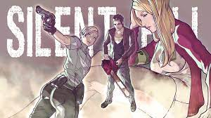 harry mason, lisa garland, and cybil bennett (silent hill and 1 more) drawn  by mila_the_mute | Danbooru