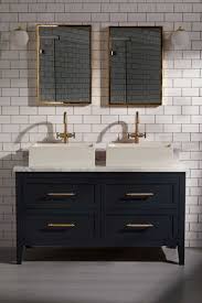 Stay organized and tidy with the help of these high quality bathroom vanity cabinets. Rohe Vanity Unit Double With Honed Carrara Marble Top Drawer Unit