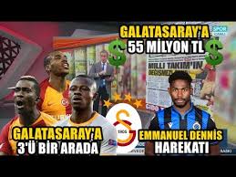 Jun 04, 2021 · club brugge'ün nijeryalı forveti emmanuel dennis'in sosyal medyada yayınladığı videoda galatasaray formalı görüntüsü, transfer dedikodularını ortaya çıkardı. Cimbom A 3 Yildiz Geri Donuyor L Emmanuel Dennis Harekati L Galatasaray Youtube