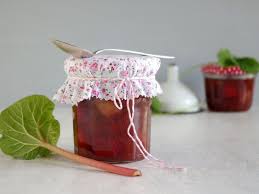 Epingle Par Nicole Mor Sur Desserts Confiture Rhubarbe Confiture Rhubarbe