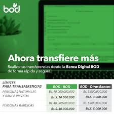 Bod Banco Universal On Twitter Tenemos Nuevos Limites Para Que Realices Transferencias Entre Cuentas Bod Y Hacia Otros Bancos Haz Click En La Imagen Y Revisa La Actualizacion Https T Co 4a9zb9fz4a Https T Co Nobr5px8zv