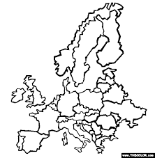 The map legend is sometimes called the map key. Europe Coloring Page Free Europe Online Coloring Europe Map Kids Travel Journal Coloring Pages
