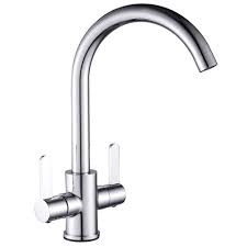 Kitchen mixer taps combine hot and cold water, providing the required water temperature to perfectly suit your needs. Ghopy Dual Lever Kitchen Mixer Taps Chrome Swivel Spout Modern Kitchen Sink Basin Mixer Tap With Uk Standard Fittings Buy Online In China At Desertcart 171502159