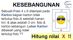 Dengan adanya kumpulan soal bangun datar lengkap yang disertai file soal yang mudah didownload ini semoga bisa membantu bapak ibu wali murid wali kelas yang membutuhkan soal soal bangun datar untuk bahan ajar putra putri anak didik yang duduk di bangku sekolah dasar kelas. Menghitung Lebar Di Bawah Foto Yang Ditempel Pada Karton Foto Dan Karton Sebangun Youtube