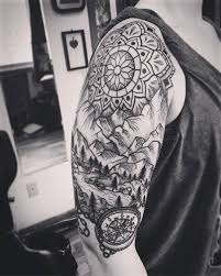 Black and grey phoenix tattoo on right full sleeve. The 80 Best Half Sleeve Tattoos For Men Improb
