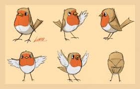 Cartoon Bird With Hair On Head Lintu S Special Delivery I Was Appointed To Make Bird Character Designs At Bird Drawings Cartoon Bird Drawing Drawing Illustrations