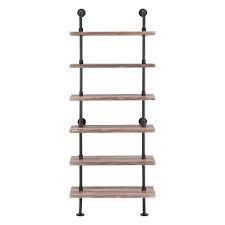 Free shipping on prime eligible orders. Modern Industrial 6 Tier Iron Pipe Wall Mount Ladder Shelf Distressed Wood Danya B Target
