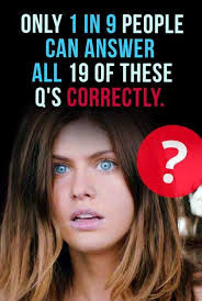 Quiz Only 1 In 9 People Can Answer All 19 Of These Q S Correctly Can You Buzzfeed Personality Quiz Trivia Questions And Answers Knowledge Quiz
