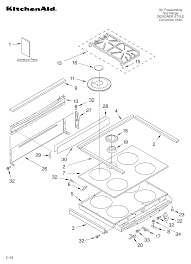 kitchenaid kgrc608lss0 gas range parts
