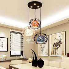 Hello, that would be a decision that you would make depending on what finish would fit best in your home. Wrought Iron Pendant Lighting 3 Light Industrial Kitchen Foyer Modern Black Chassis Fish Line Chandelier