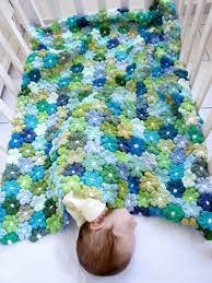 You can use the same color palettes the designer picked or mix things up a little. Crochet Puff Stitch Flower Pattern Ideas The Whoot Baby Blanket Crochet Pattern Crochet Baby Patterns Crochet