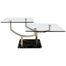 Stay updated about glass dining table with marble base. Two Level Glass Coffee Table With Chrome Frame On Marble Base For Sale At 1stdibs