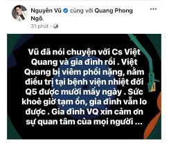 We did not find results for: Ca SÄ© Viá»‡t Quang Nháº­p Viá»‡n Vi Bá»‹ Viem Phá»•i Náº·ng NgÆ°á»i Than Va Khan Giáº£ Hoang Mang Lo Láº¯ng