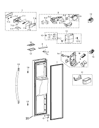 Samsung Rsg257aars Xaa 00 Side By Side Refrigerator Parts Sears Partsdirect