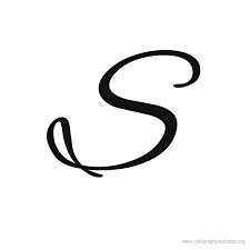 Then write the letter s, ending at the dashed line, and come . Calligraphy Alphabets S Letter S Tattoo Lettering Alphabet Fonts S Alphabet