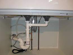This is where you'll mark the intersection of the two pipes. Domsjo Sink Install Http Kitchen Paulgarvin Net Wp Content Uploads 2010 12 Img 2523 Reized Jpg Double Sink Sink Drain Bathroom Sink Drain