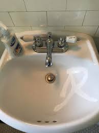 a visible mend for my cracked sink! it