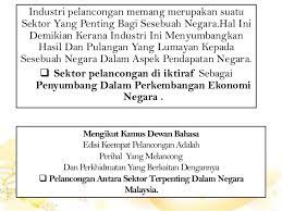 Ada banyak sekali verb (kata kerja) yang diawali. Sektor Pelancongan Di Malaysia
