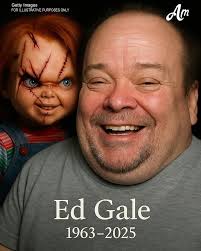 Actor Ed Gale, best known for his role as Chucky in the 'Child's Play' film  series, has died at the age of 61. #iHeartRadio