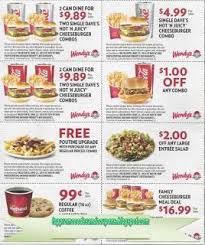 Free Printable Wendys Coupons Free Food Coupons Wendys Coupons Fast Food Coupons