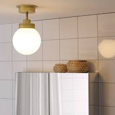 Ikea recommends led bulb gu10 400 lumen. Frihult Ceiling Lamp Brass Color Ikea