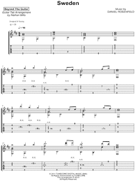 While it is calm like most of the mc tracks, it's surprisingly hard to nail on the piano. Beyond The Guitar Sweden From Minecraft Guitar Tab In D Major Download Print Sku Mn0200840