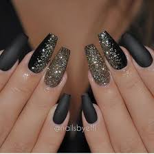 top 50 black acrylic nails