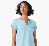 NZT Split Neck Tee